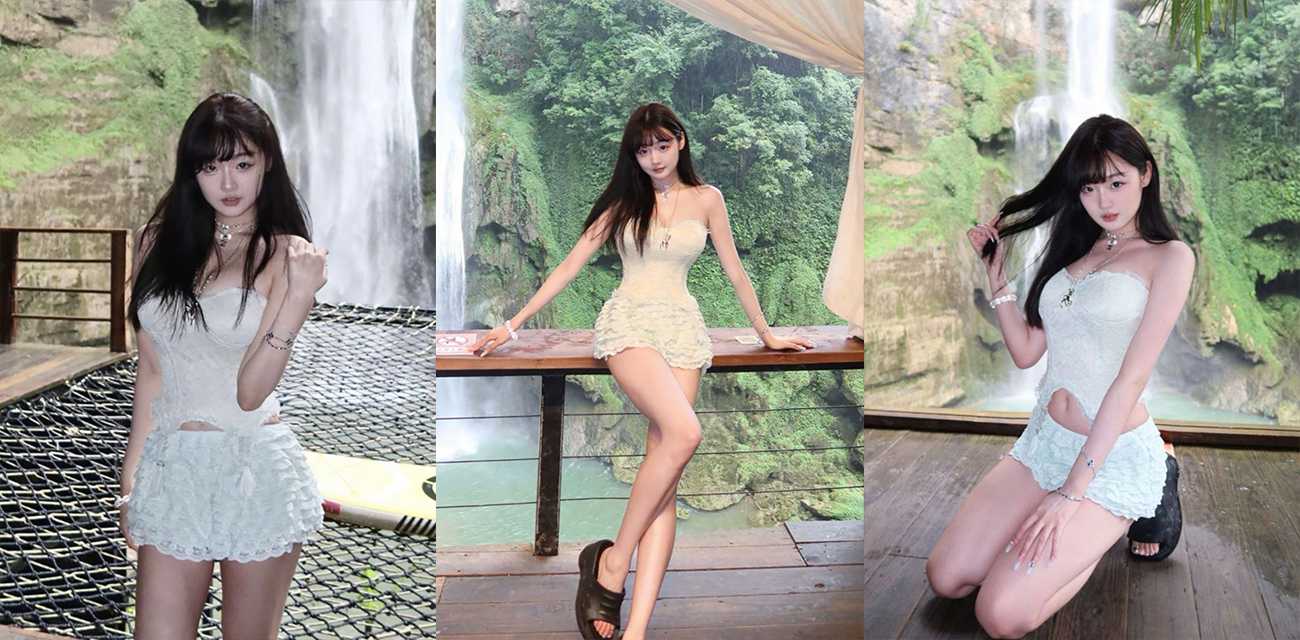 上海超美校花【赵琳娜】不雅视频流出，为旅行竟卖身援交跟金主玩3P调教，穿黑丝被打桩爆操